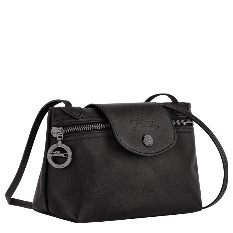 Longchamp Le Pliage Xtra XS Crossbody bag - Leather Black | MLYJ58617