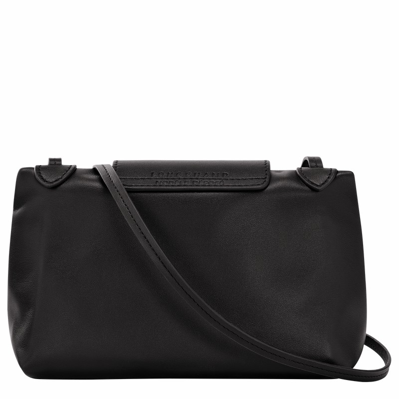 Longchamp Le Pliage Xtra XS Crossbody bag - Leather Black | MLYJ58617