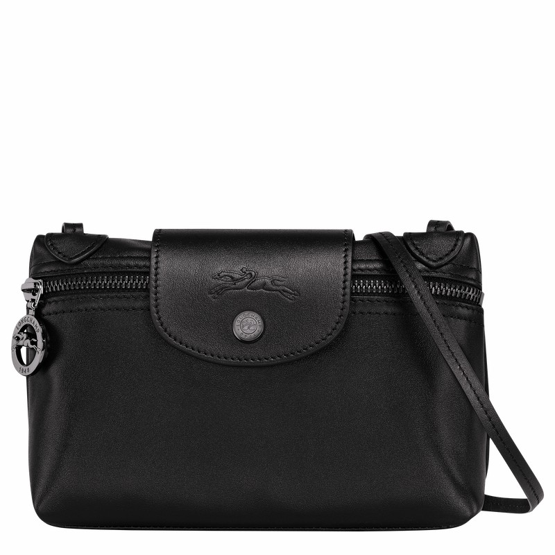 Longchamp Le Pliage Xtra XS Crossbody bag - Leather Black | MLYJ58617