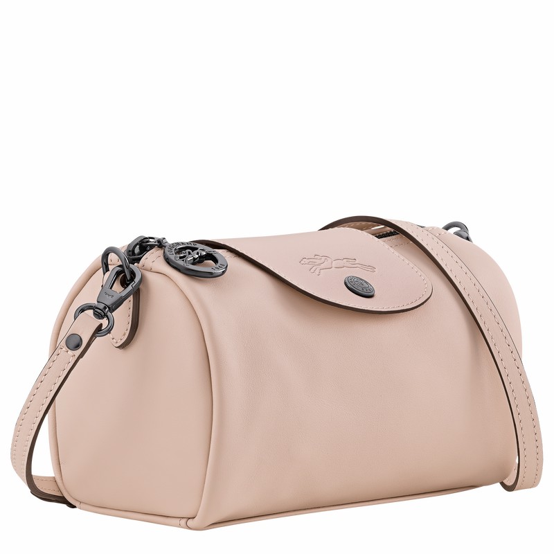 Longchamp Le Pliage Xtra XS Crossbody bag - Leather Beige | HMRN26751