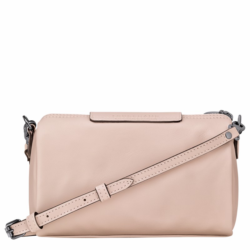 Longchamp Le Pliage Xtra XS Crossbody bag - Leather Beige | HMRN26751