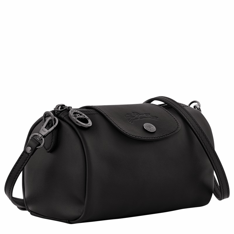 Longchamp Le Pliage Xtra XS Crossbody bag - Leather Black | KUPC48670