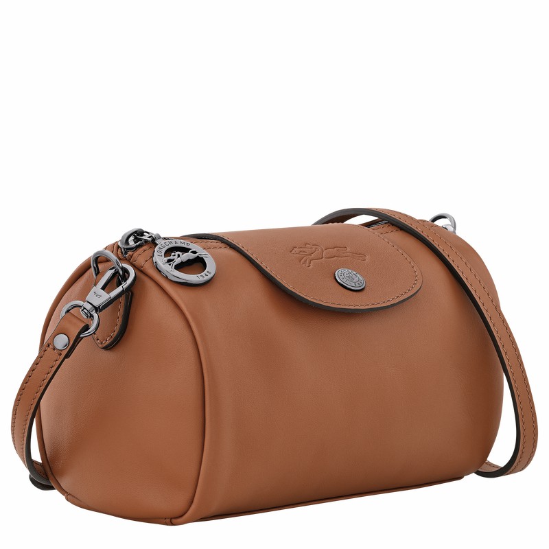 Longchamp Le Pliage Xtra XS Crossbody bag - Leather Brown | IREF50381