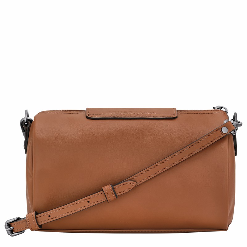 Longchamp Le Pliage Xtra XS Crossbody bag - Leather Brown | IREF50381