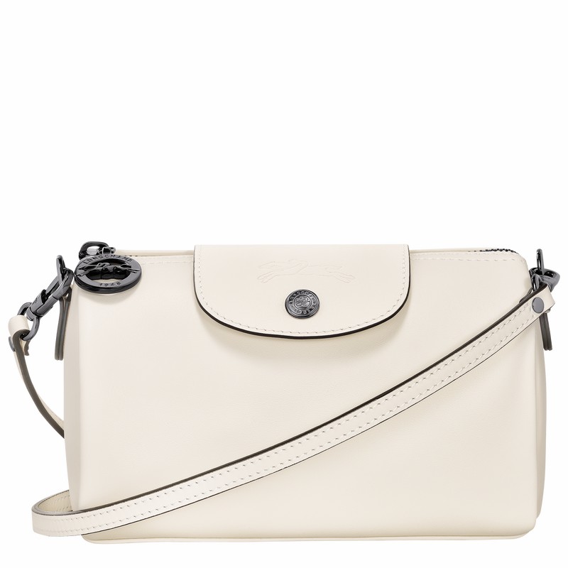 Longchamp Le Pliage Xtra XS Crossbody bag - Leather White | EFJY94217