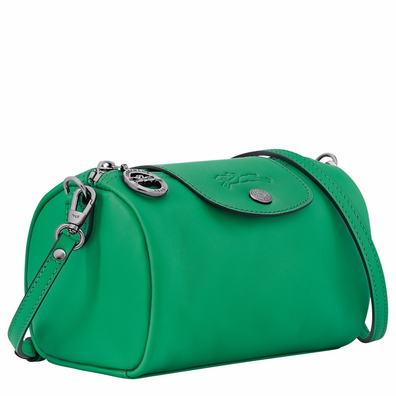 Longchamp Le Pliage Xtra XS Crossbody bag - Leather Green | NYMR49073