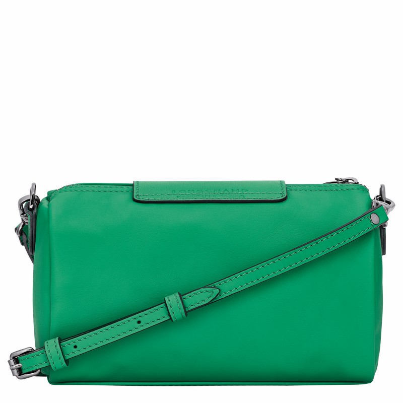 Longchamp Le Pliage Xtra XS Crossbody bag - Leather Green | NYMR49073