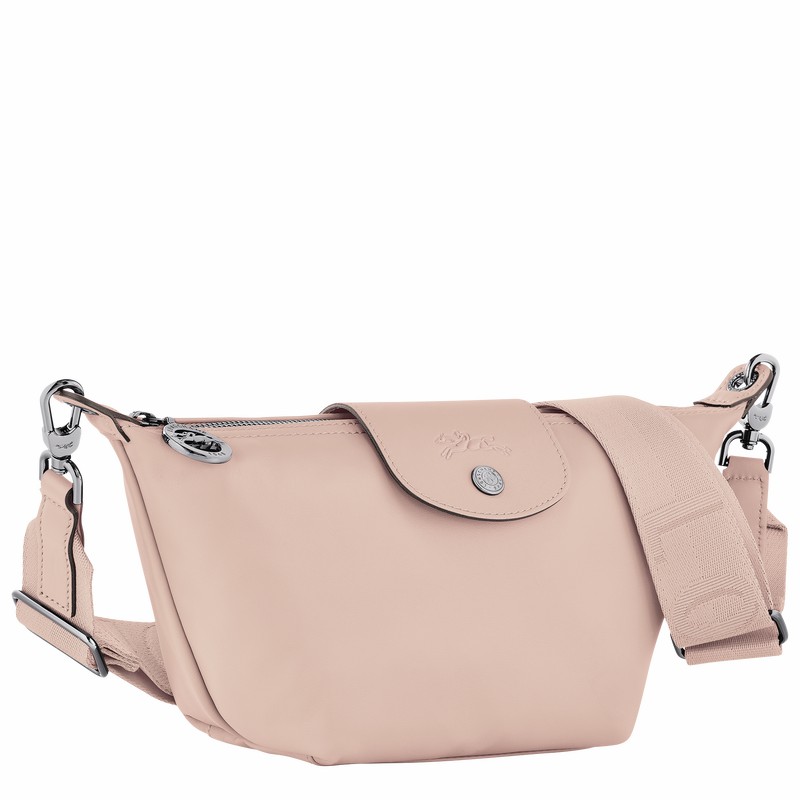 Longchamp Le Pliage Xtra XS Crossbody bag - Leather Beige | WNIL82416