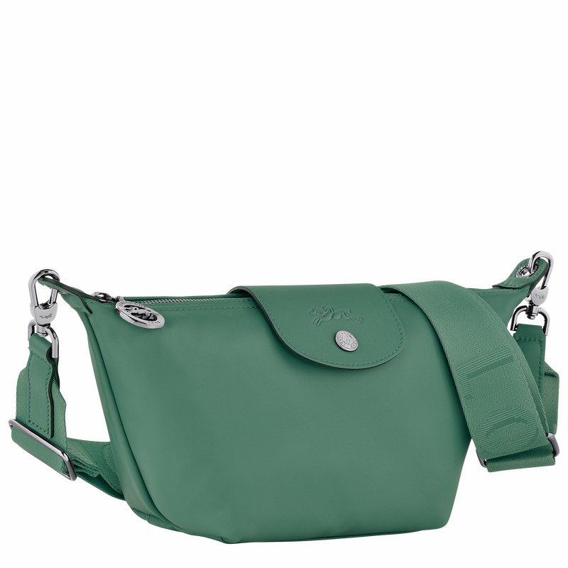 Longchamp Le Pliage Xtra XS Crossbody bag - Leather Olive | YBUC56927