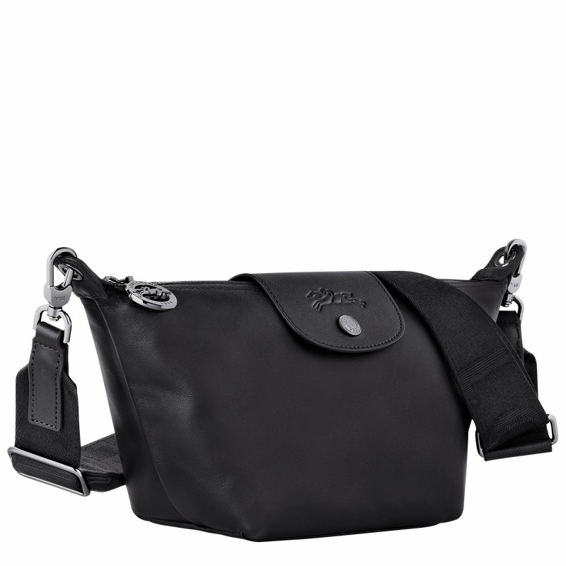 Longchamp Le Pliage Xtra XS Crossbody bag - Leather Black | ROYF71365