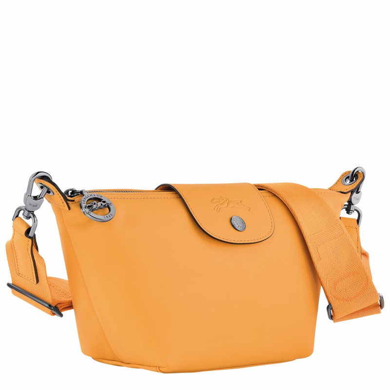 Longchamp Le Pliage Xtra XS Crossbody bag - Leather Apricot | VJPU43172