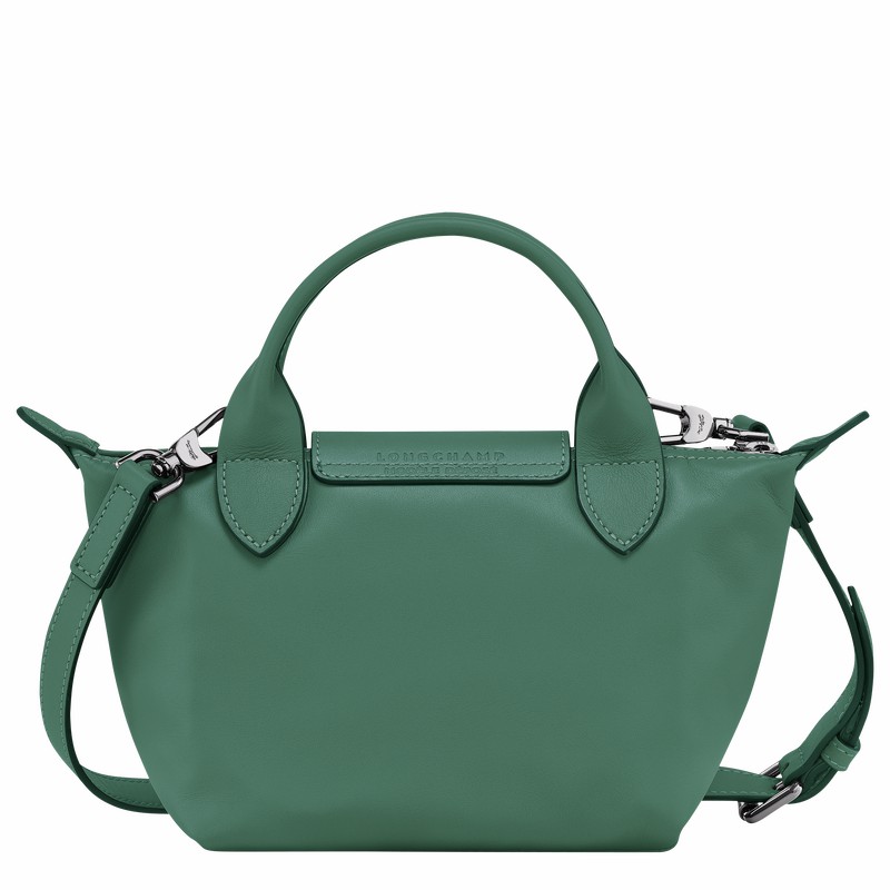 Longchamp Le Pliage Xtra XS Handbag - Leather Olive | DFTR05864