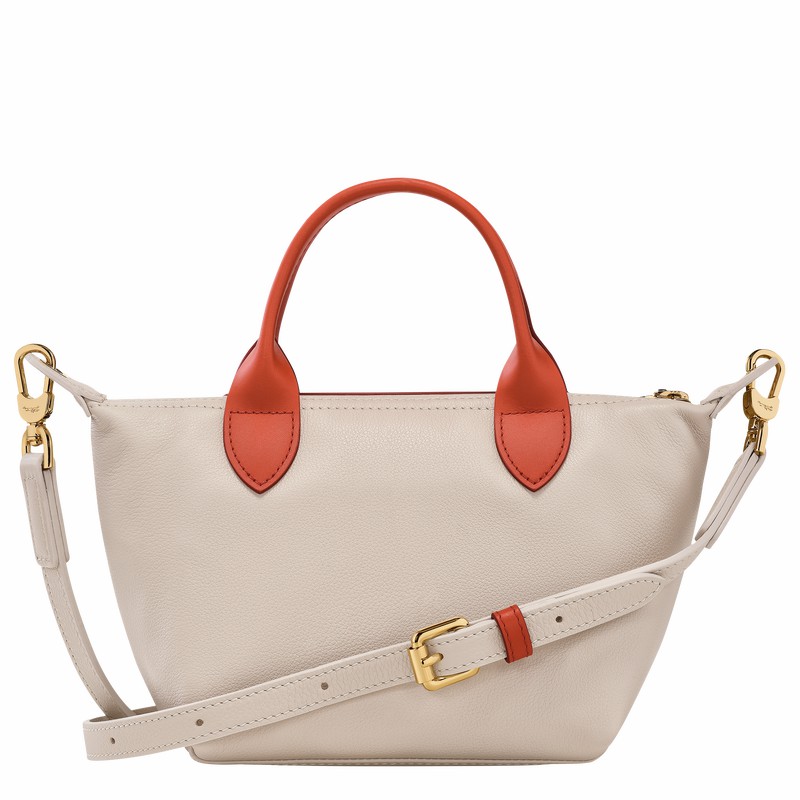 Longchamp Le Pliage Xtra XS Handbag - Leather Orange | CDBN40589