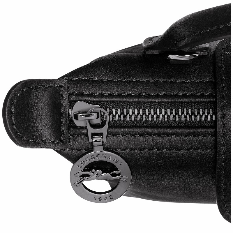 Longchamp Le Pliage Xtra XS Pouch - Leather Black | FVAU86230