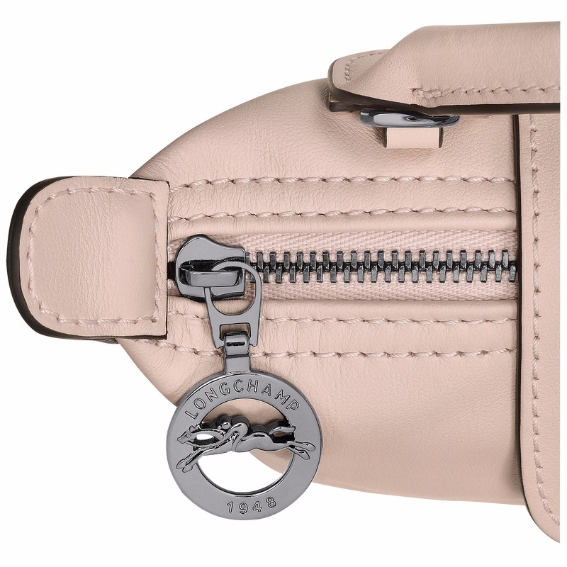 Longchamp Le Pliage Xtra XS Pouch - Leather Beige | KJSO92356