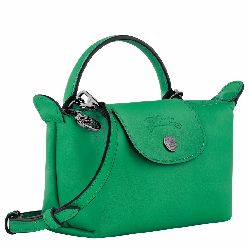 Longchamp Le Pliage Xtra XS Pouch - Leather Green | CUEI17368