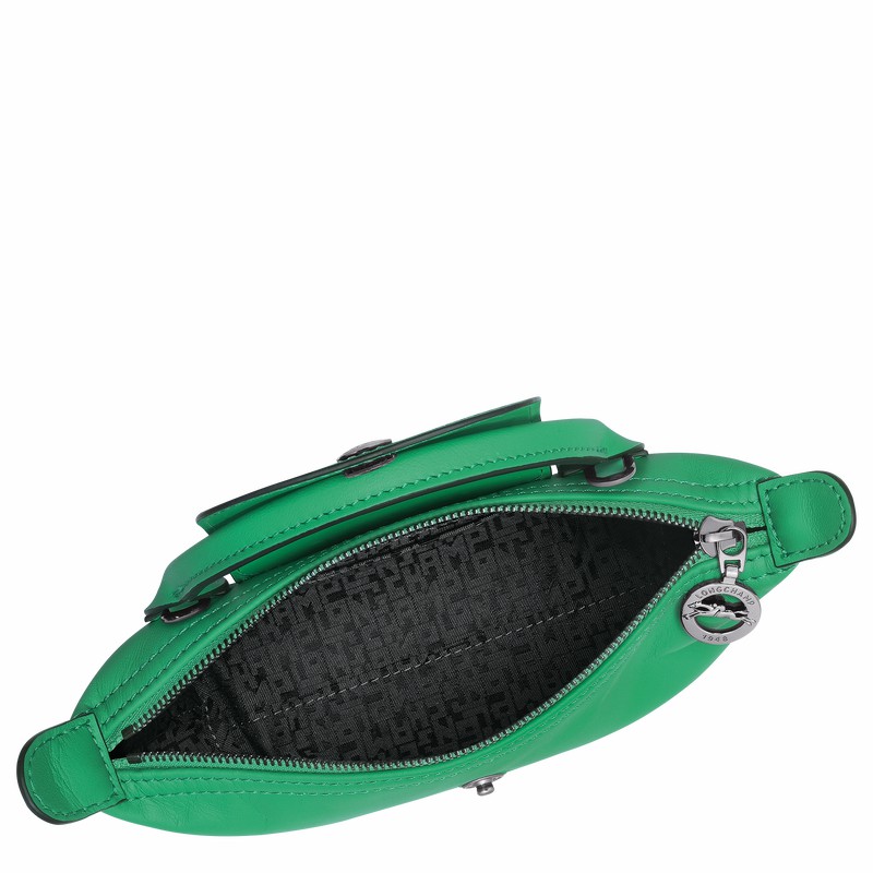 Longchamp Le Pliage Xtra XS Pouch - Leather Green | CUEI17368