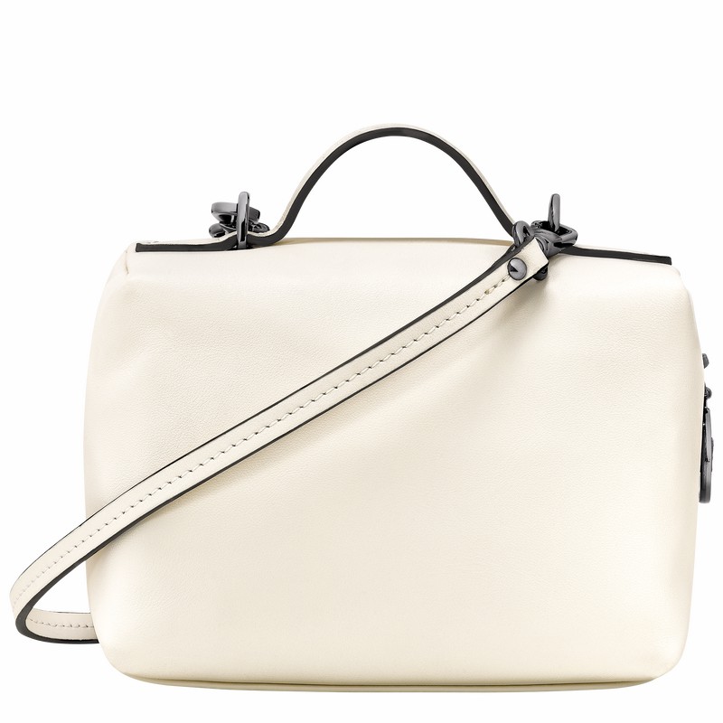 Longchamp Le Pliage Xtra XS Vanity - Leather White | YWOH53806