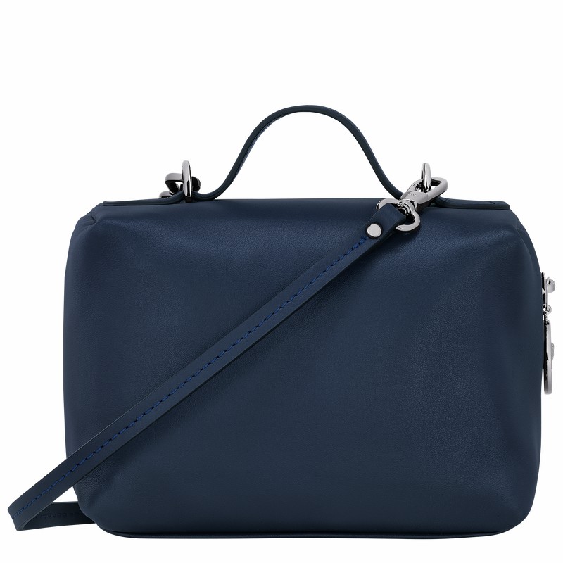 Longchamp Le Pliage Xtra XS Vanity - Leather Navy | FKJU02789