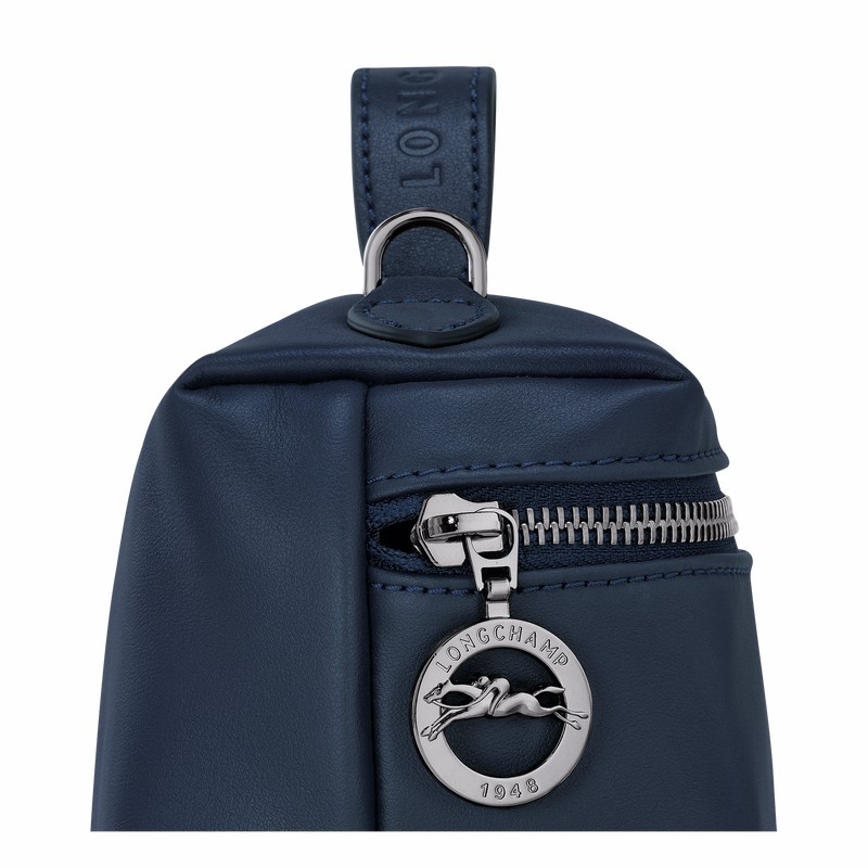 Longchamp Le Pliage Xtra XS Vanity - Leather Navy | FKJU02789