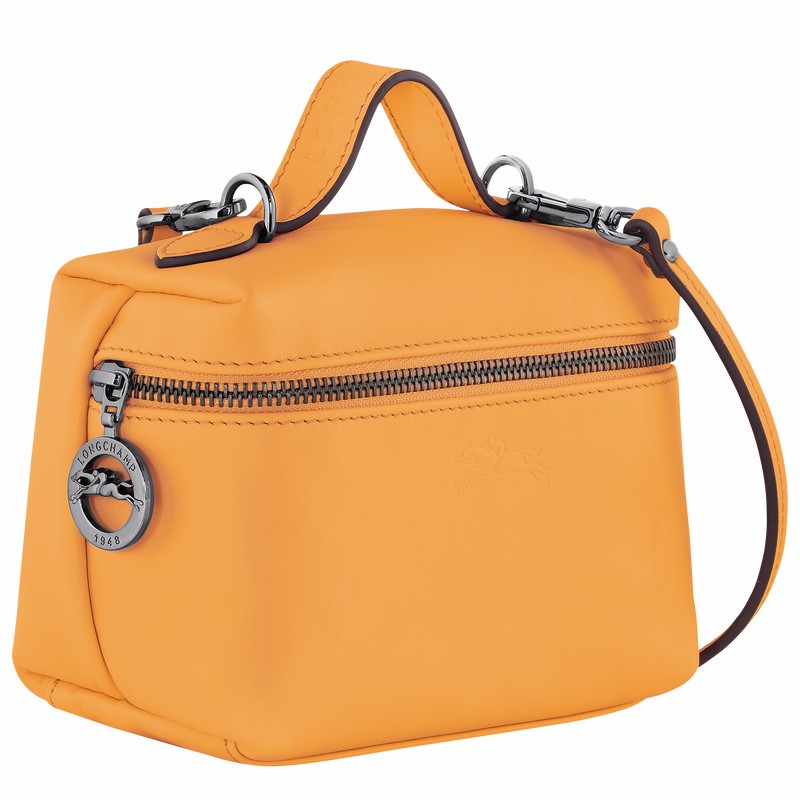 Longchamp Le Pliage Xtra XS Vanity - Leather Apricot | YNLW10896