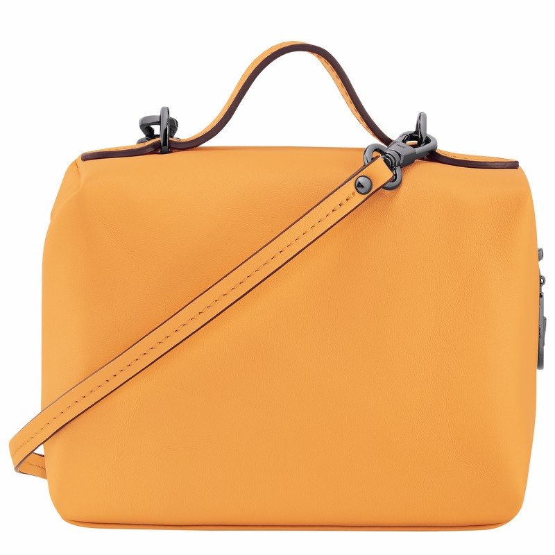 Longchamp Le Pliage Xtra XS Vanity - Leather Apricot | YNLW10896