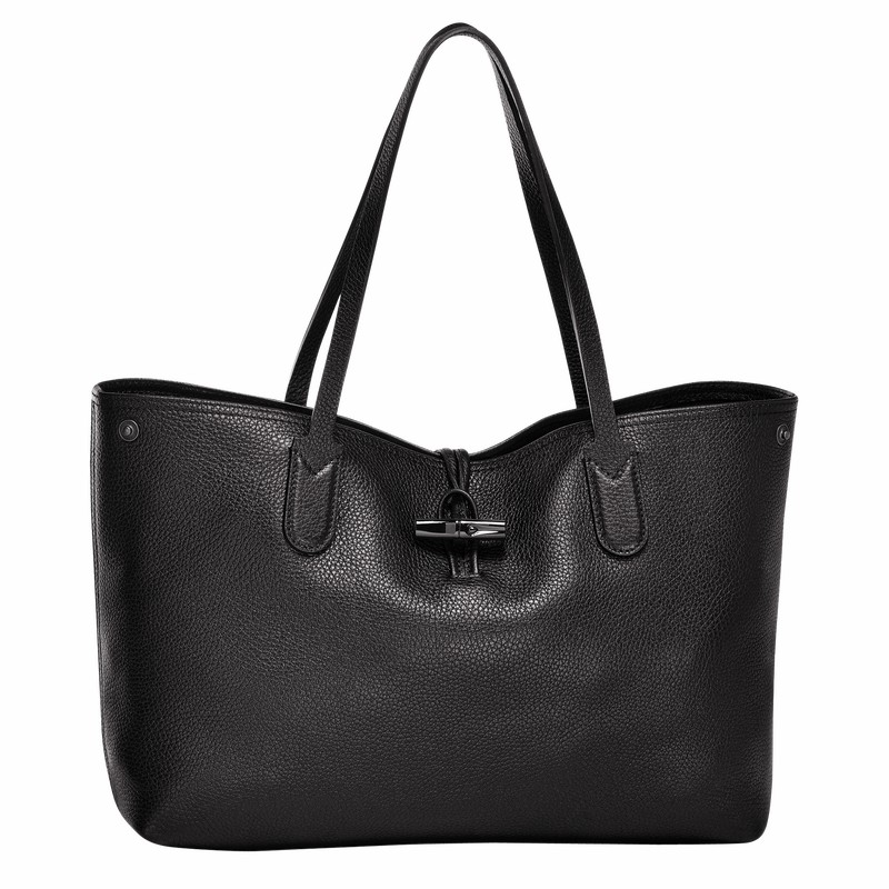 Longchamp Le Roseau Essential L Tote bag - Leather Black | CFLI71265