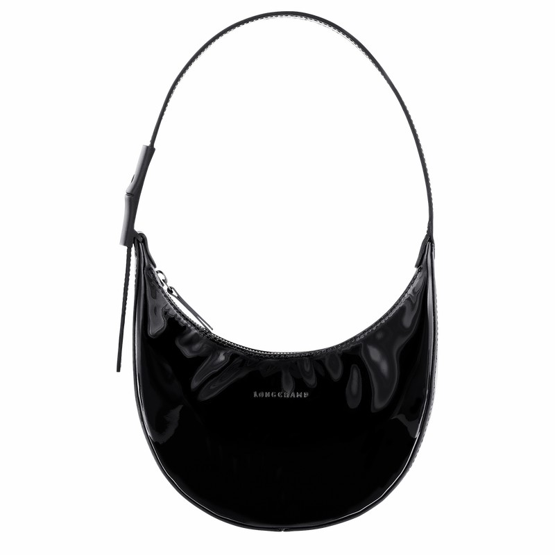 Longchamp Le Roseau Essential S Hobo bag - Leather Black | AOLG54213