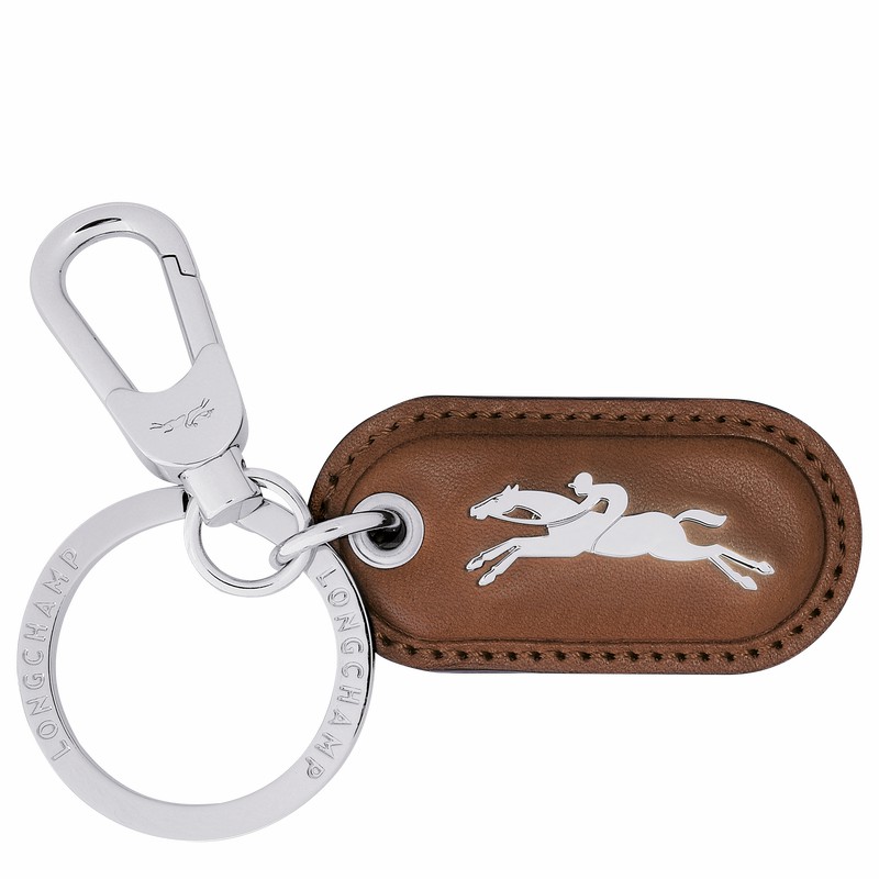 Longchamp Le Roseau Key rings - Leather Brown | CHZE26710