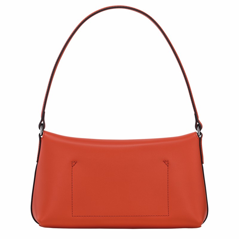 Longchamp Le Roseau S Hobo bag - Leather Orange | AXIU39768