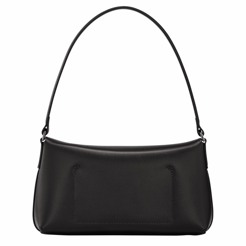 Longchamp Le Roseau S Hobo bag - Leather Black | WNJM57184