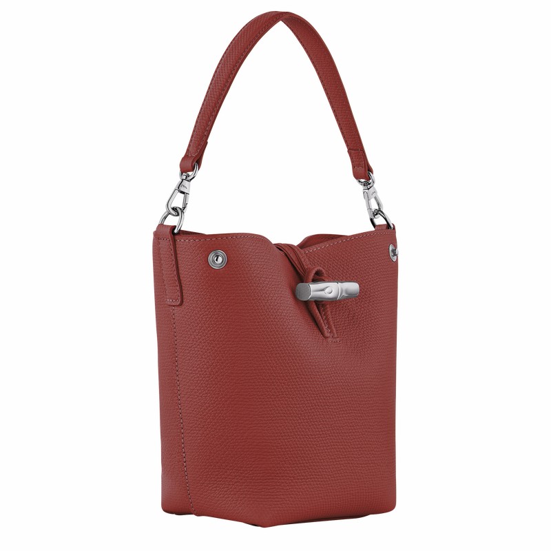 Longchamp Le Roseau XS Bucket bag - Leather Brown | LVKY61032