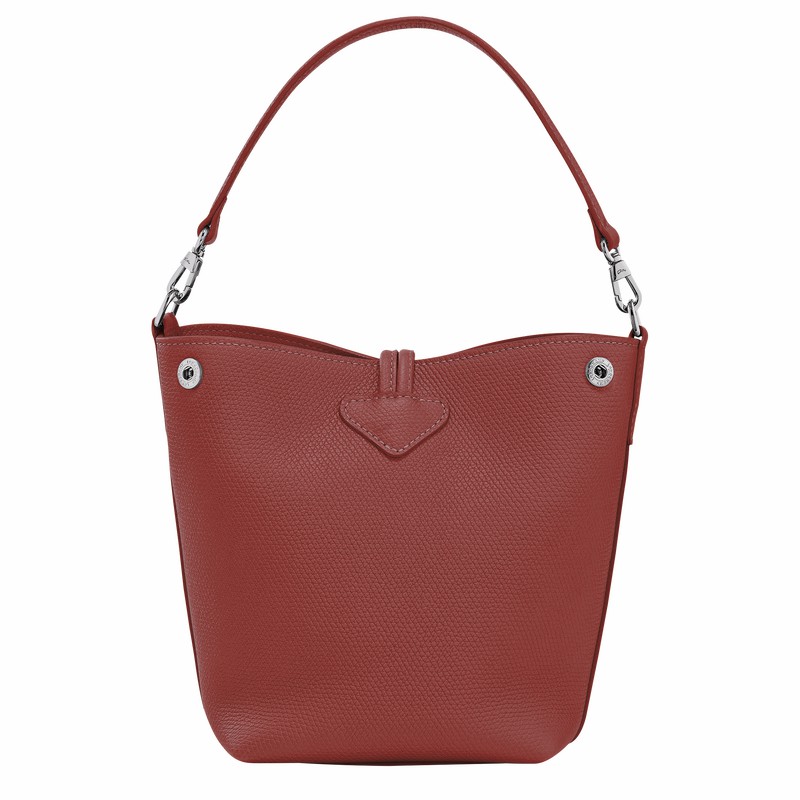 Longchamp Le Roseau XS Bucket bag - Leather Brown | LVKY61032