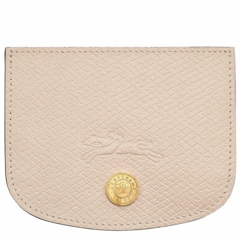 Longchamp ÉPURE Card holder - Leather White | OFSG50836