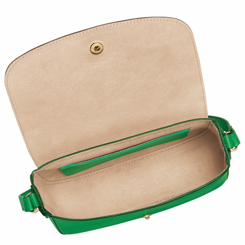 Longchamp ÉPURE S Crossbody bag - Leather Green | PAHU04672