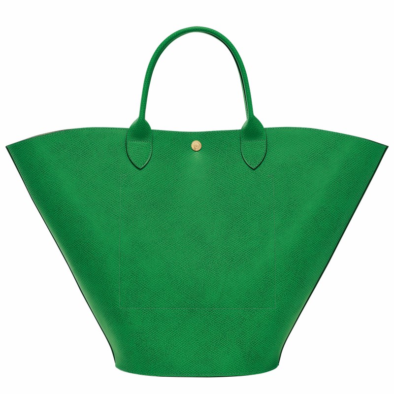 Longchamp ÉPURE XL Tote bag - Leather Green | RMHS90128