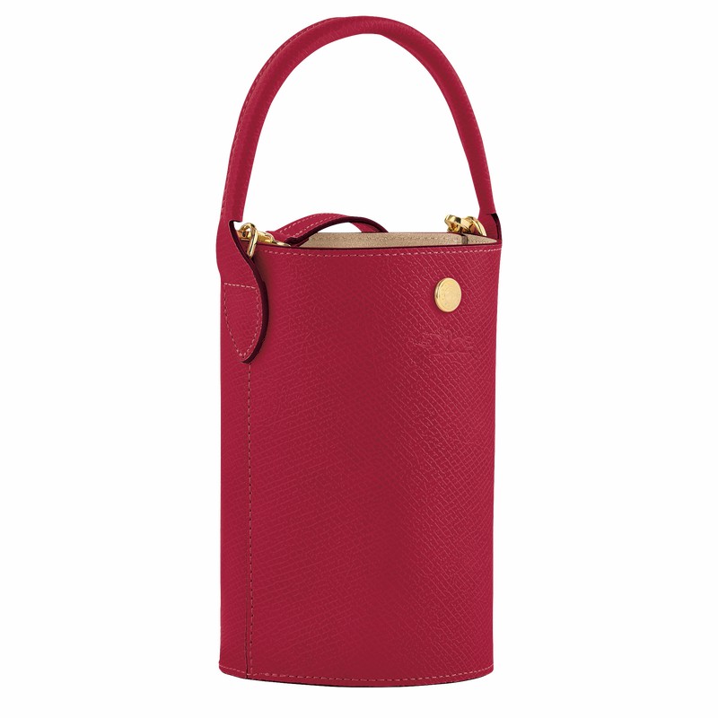 Longchamp ÉPURE XS Crossbody bag - Leather Fuchsia | VAOC08934