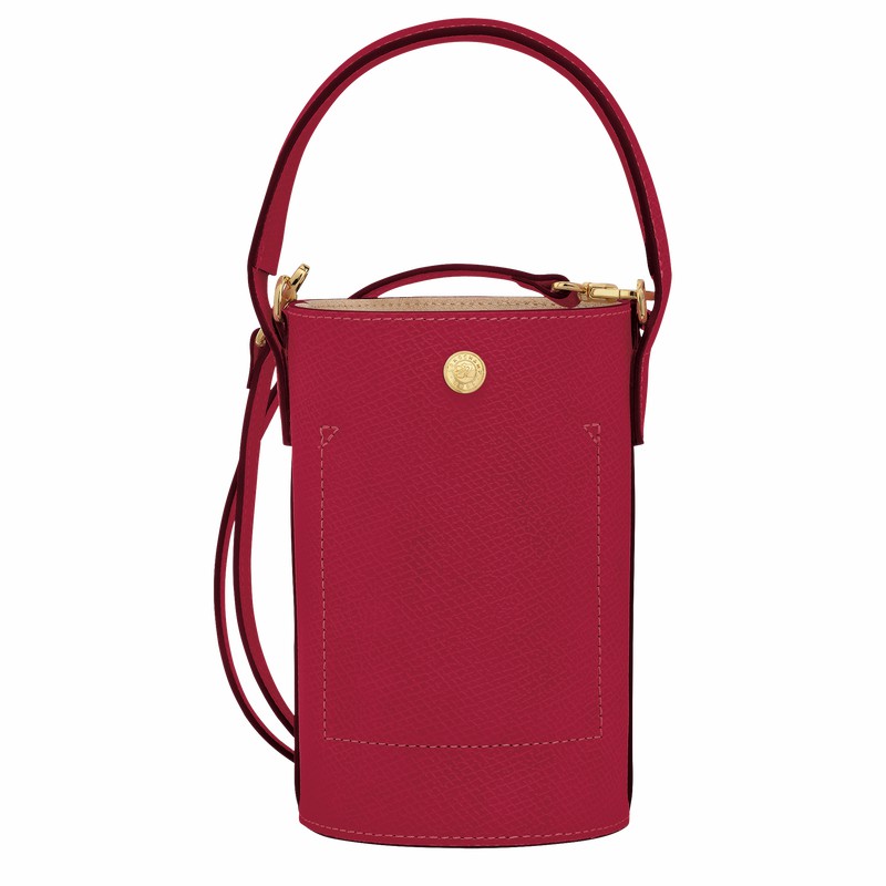 Longchamp ÉPURE XS Crossbody bag - Leather Fuchsia | VAOC08934