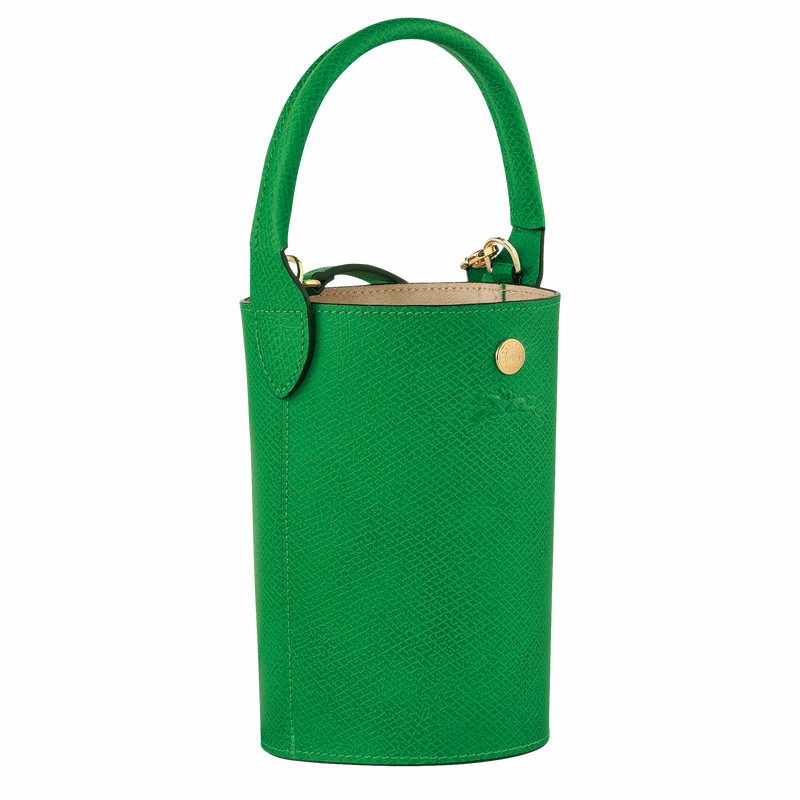 Longchamp ÉPURE XS Crossbody bag - Leather Green | JAFD18394