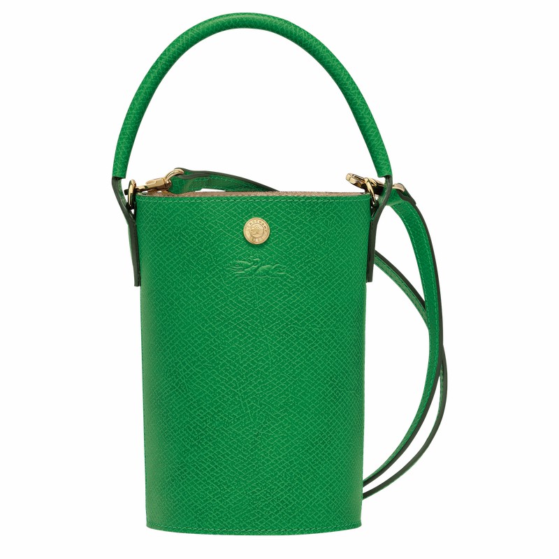 Longchamp ÉPURE XS Crossbody bag - Leather Green | JAFD18394