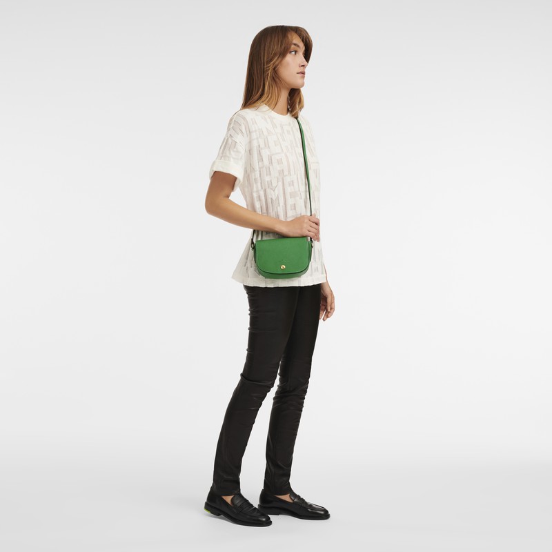 Longchamp ÉPURE XS Crossbody bag - Leather Green | LDKJ12503