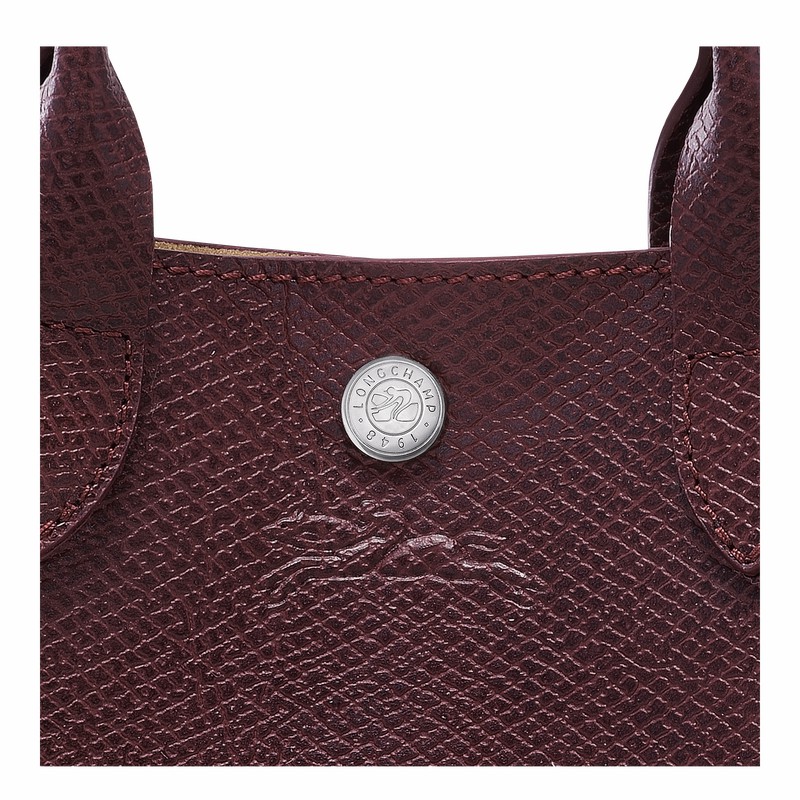 Longchamp ÉPURE XS Tote bag - Leather Burgundy | IDNE79241