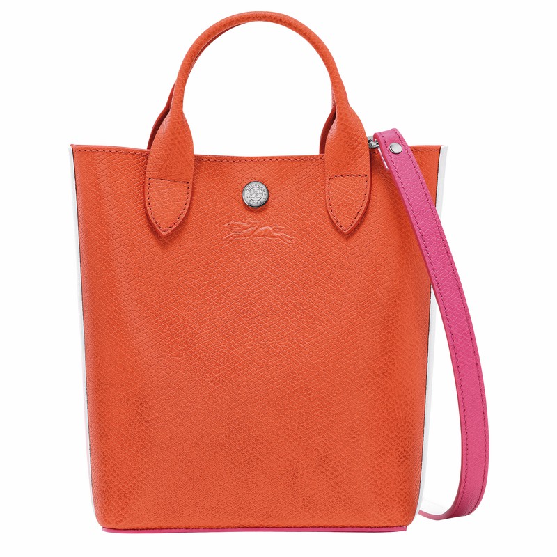 Longchamp ÉPURE XS Tote bag - Leather Orange | ABUX90145