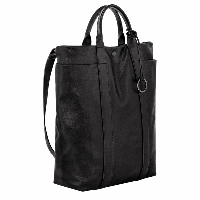 Longchamp Parisis M Tote bag - Leather Black | MEQZ50146