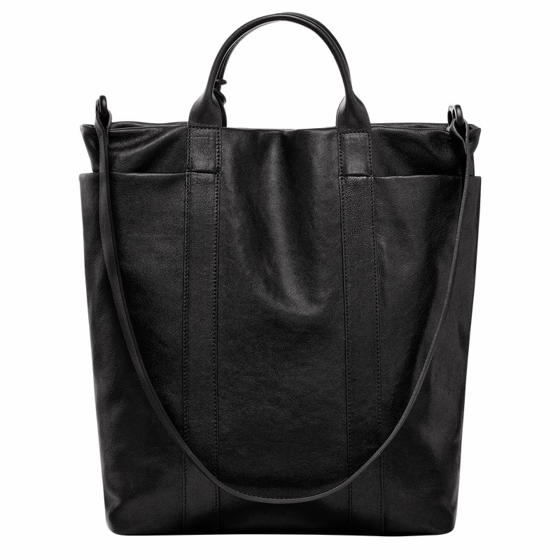 Longchamp Parisis M Tote bag - Leather Black | MEQZ50146