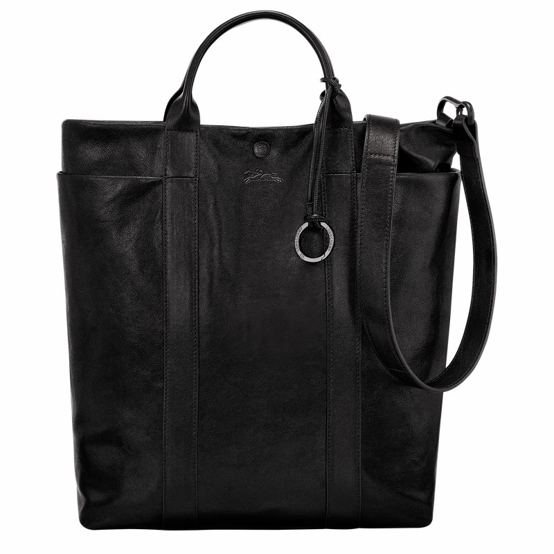 Longchamp Parisis M Tote bag - Leather Black | MEQZ50146