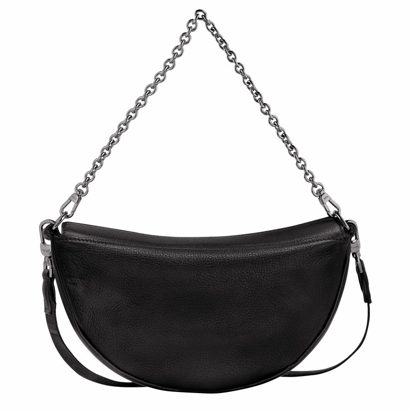 Longchamp Smile S Crossbody bag - Leather Black | ZSAO93567