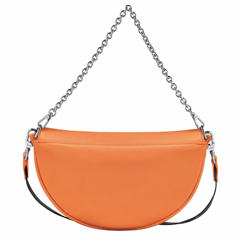 Longchamp Smile S Crossbody bag - Leather Orange | XFCJ78405