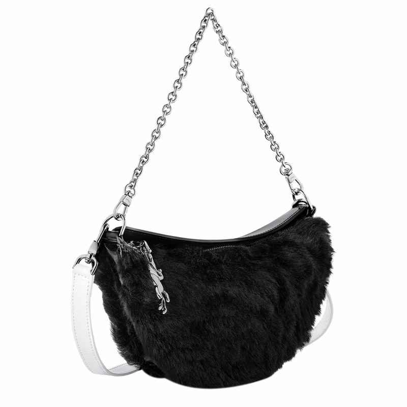 Longchamp Smile S Crossbody bag - Leather Black | SJRG17403