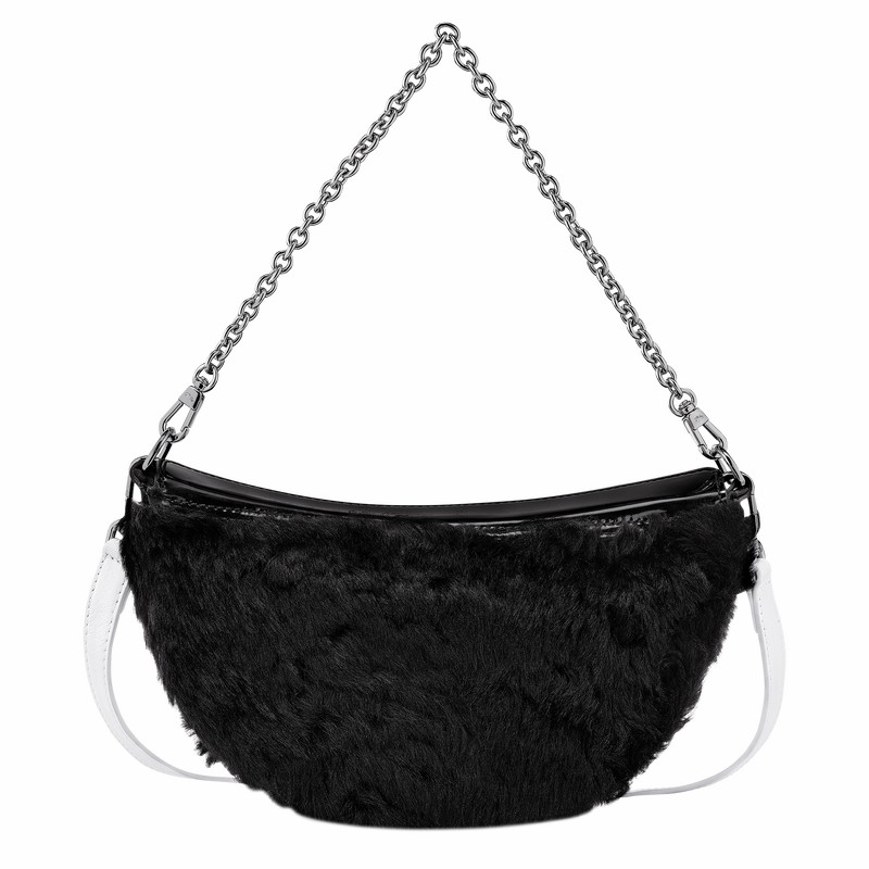 Longchamp Smile S Crossbody bag - Leather Black | SJRG17403